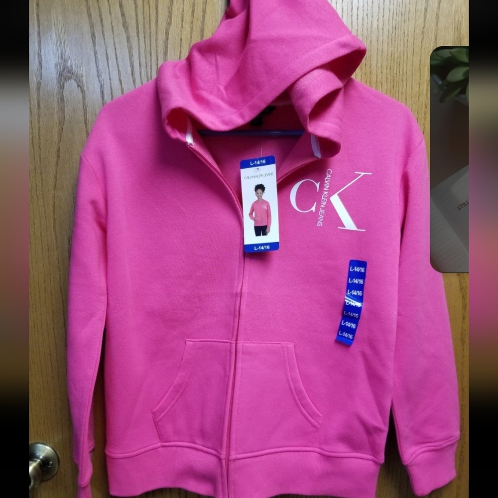 Calvin klein youth full zip hoodie